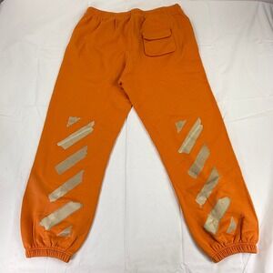 Off-White Orange Tape Diagonals Sweatpants OMCH022G20FLE001 Mens XXL